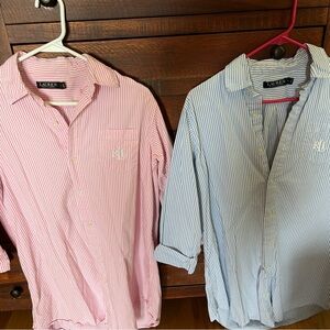 Ralph Lauren Women’s Night Shirts - Pink and Blue